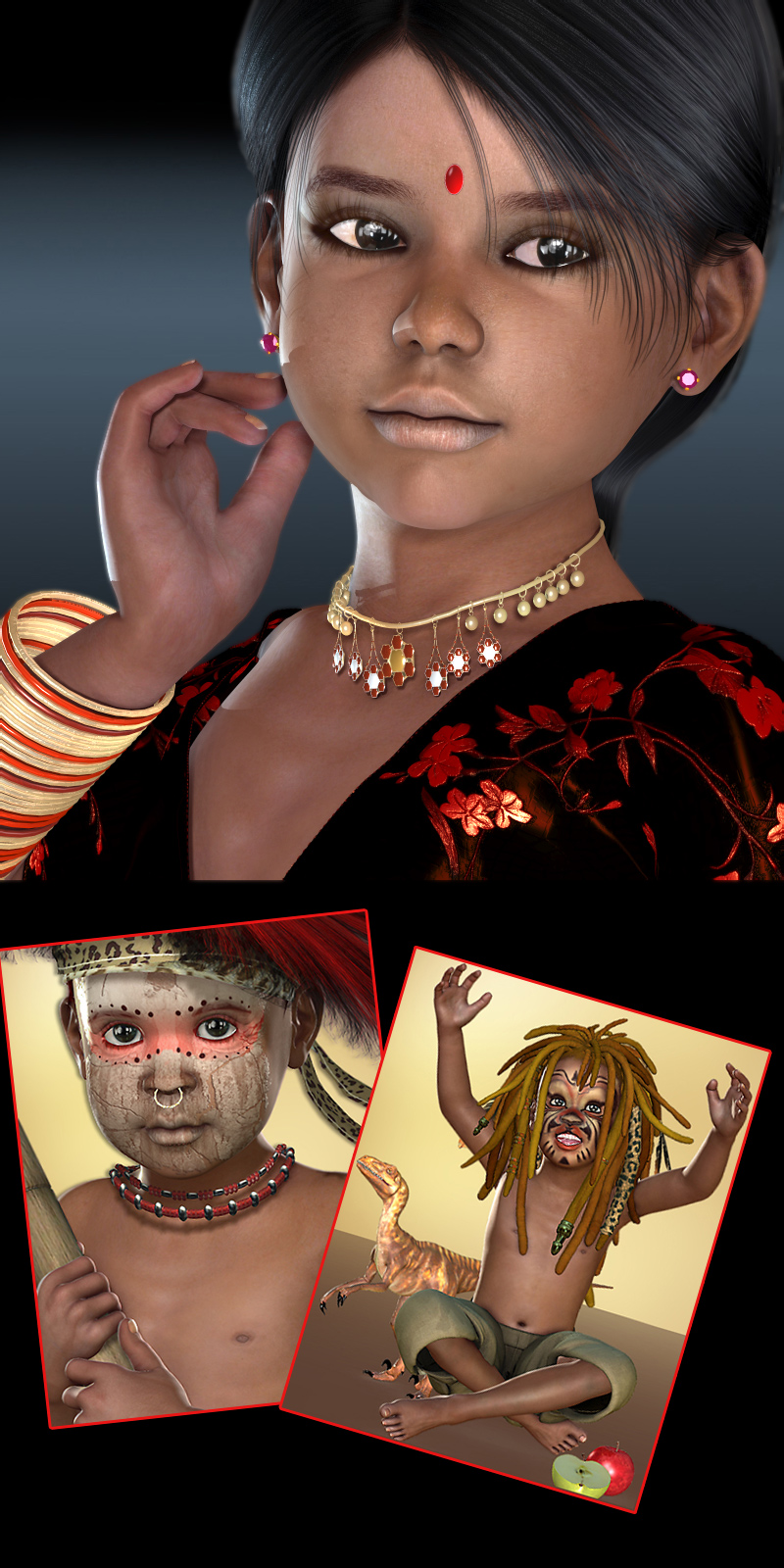 Twins: Lemar and Denisha by N/A