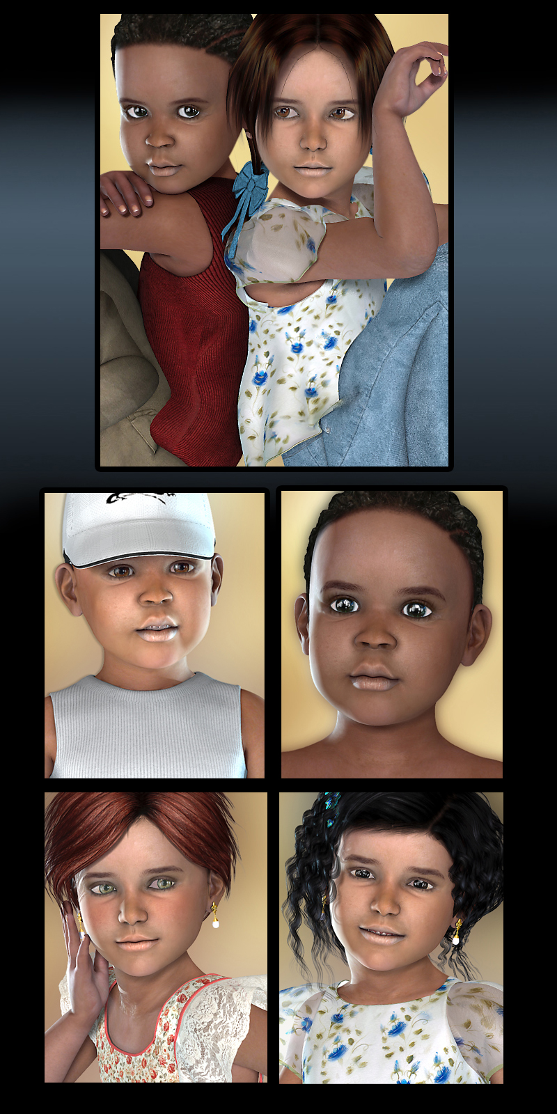 Twins: Lemar and Denisha by N/A