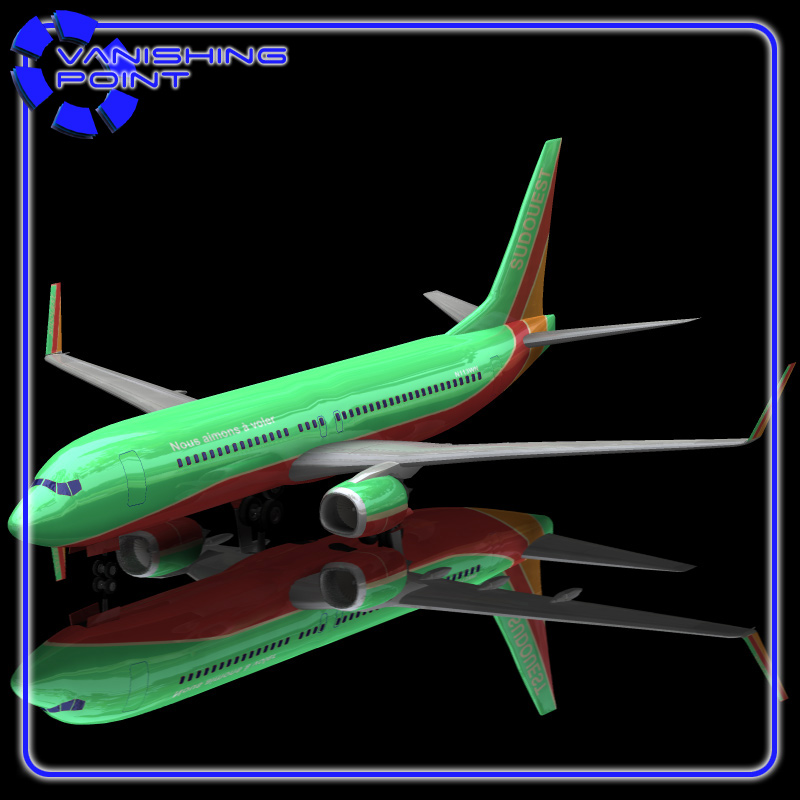 Aircraft 737 (for Poser) by N/A