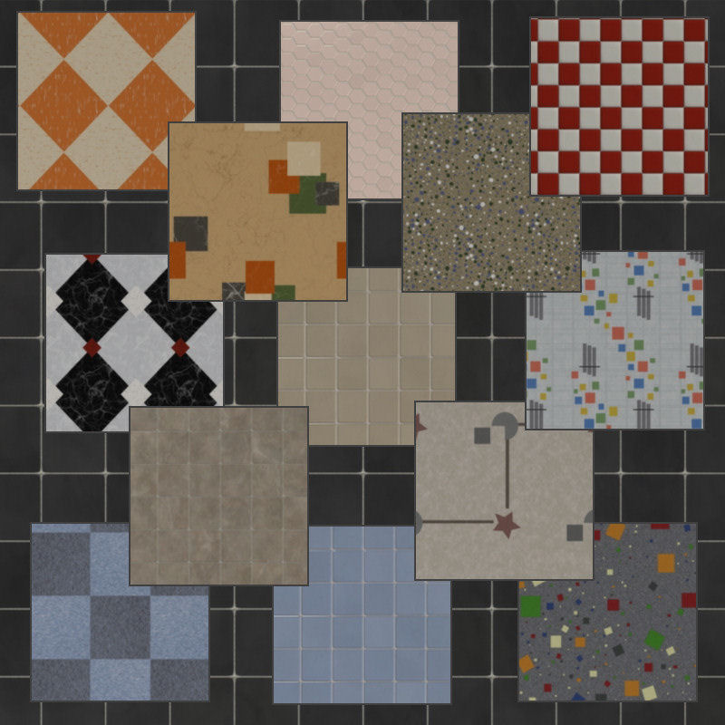 Vintage Floor Shader Presets for Daz Studio by N/A