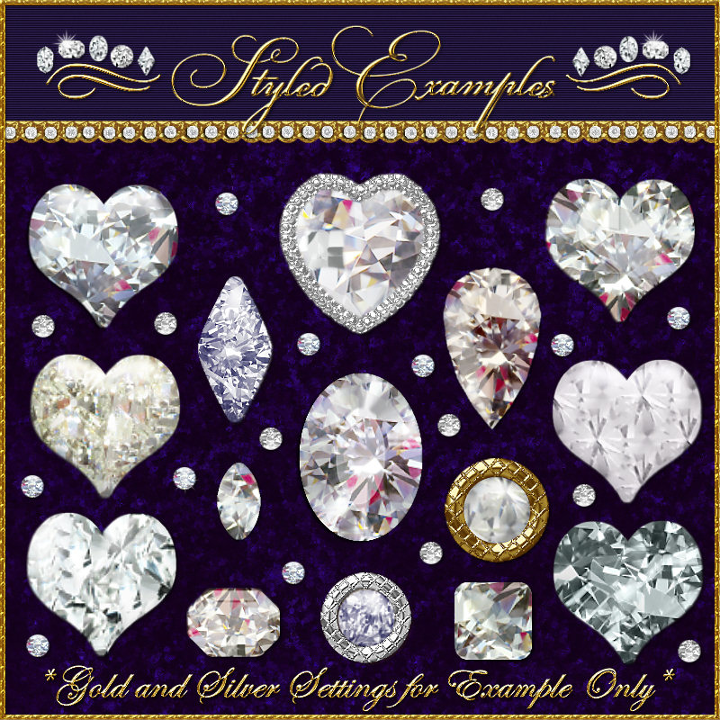 Bling! DIAMOND FACETS Styles {Set#2} w/Free Gift by N/A