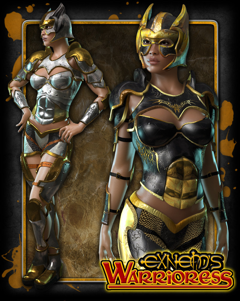 Exnem's Warrioress for V4/A4/G4/Elite/GND/Morphs++ by N/A