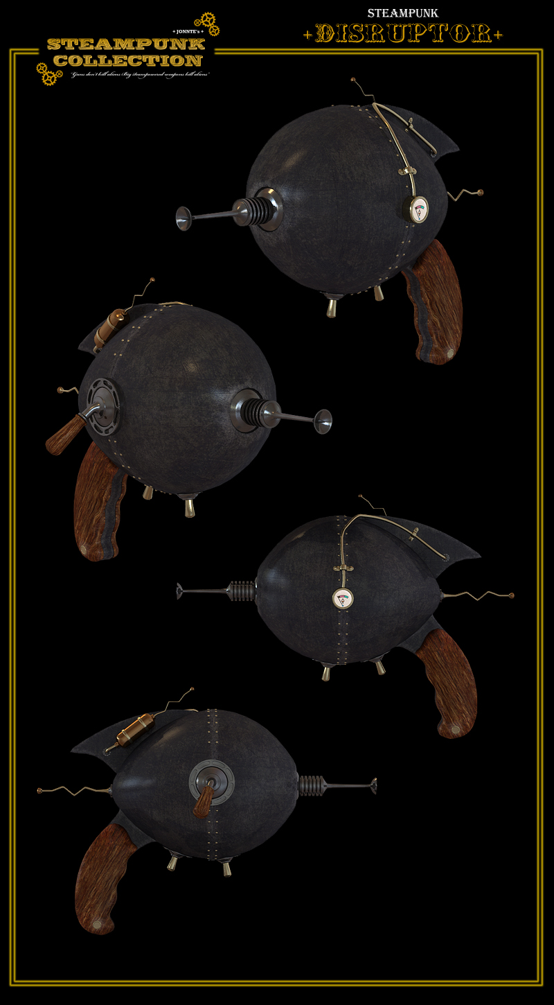SteamPunk - Disruptor Gun by N/A