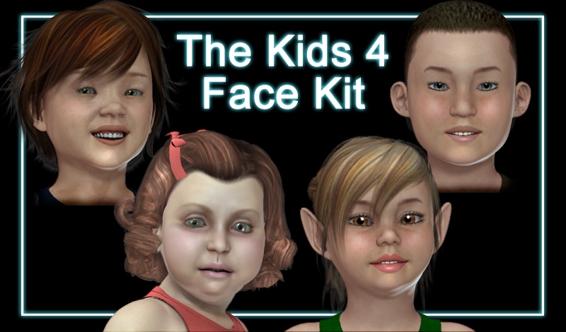 The Kids 4 Face Kit by N/A