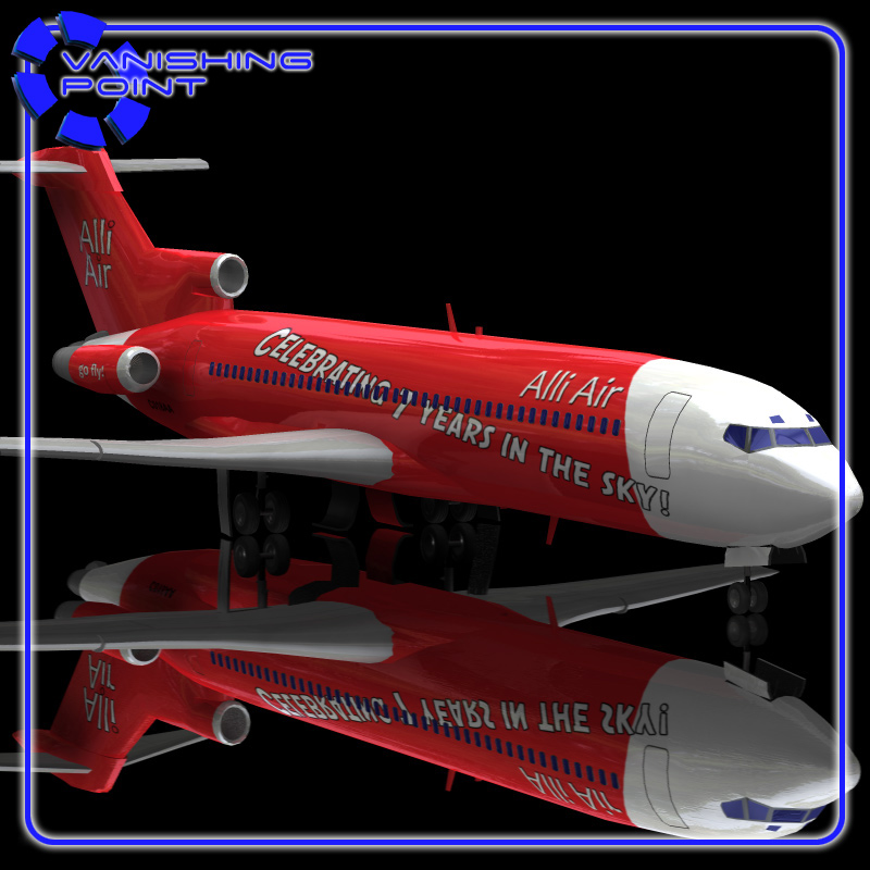 Airliner 727 (for Poser) by N/A