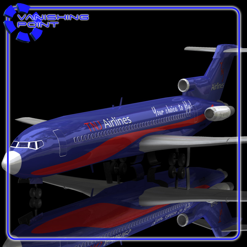 Airliner 727 (for Poser) by N/A