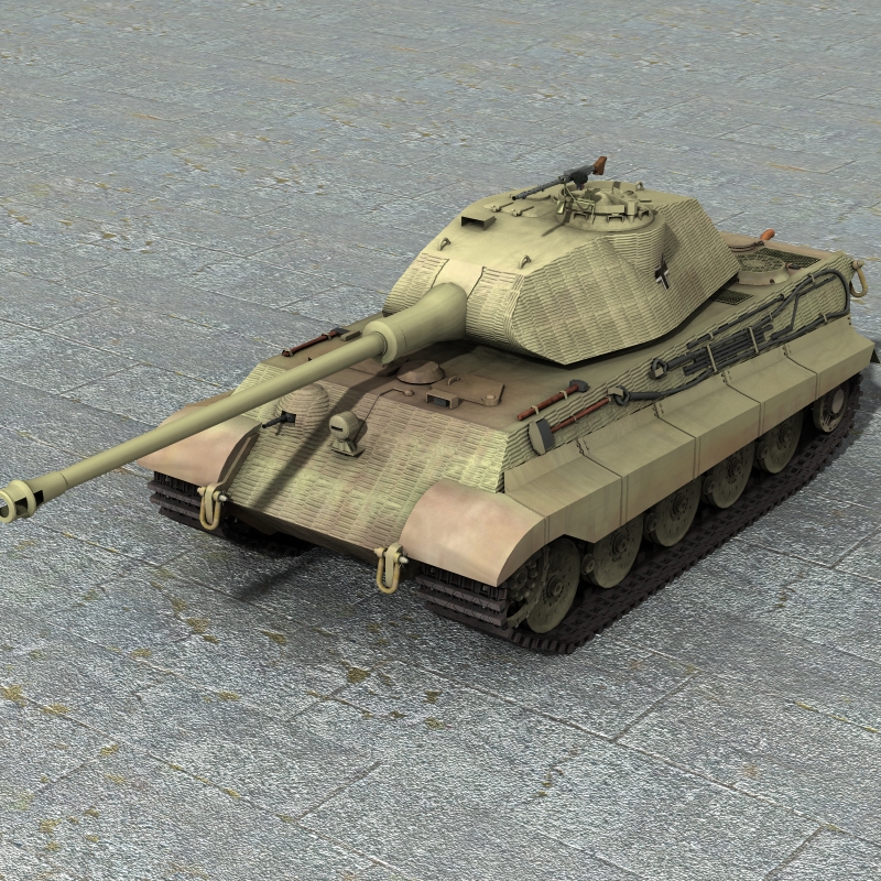 PzVIb King Tiger for Poser by N/A