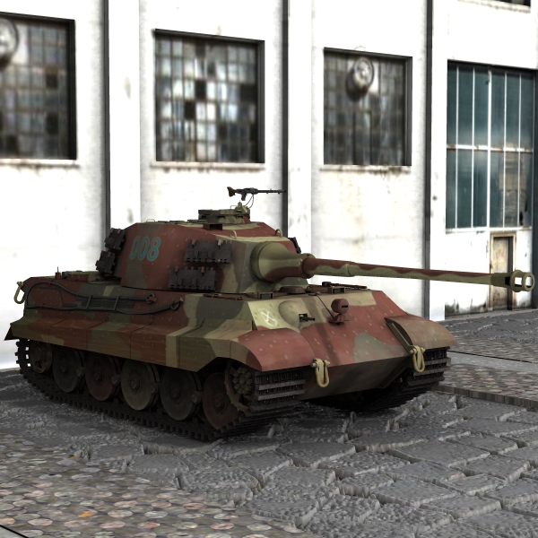 PzVIb King Tiger for Poser by N/A