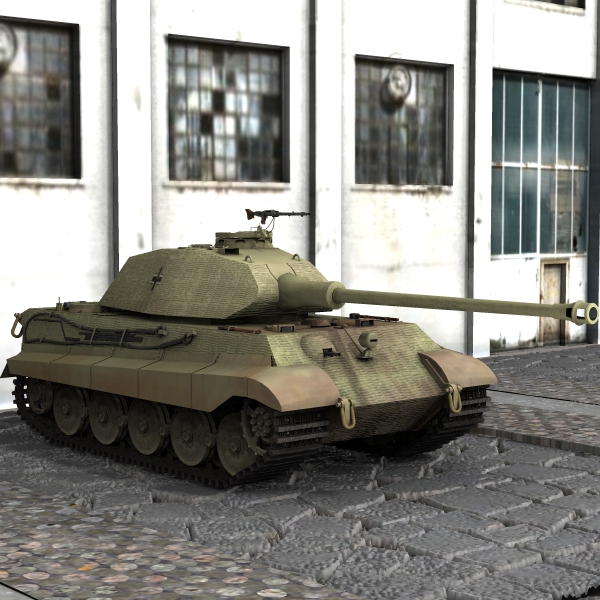 PzVIb King Tiger for Poser by N/A