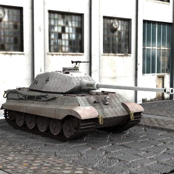 PzVIb King Tiger for Poser by N/A