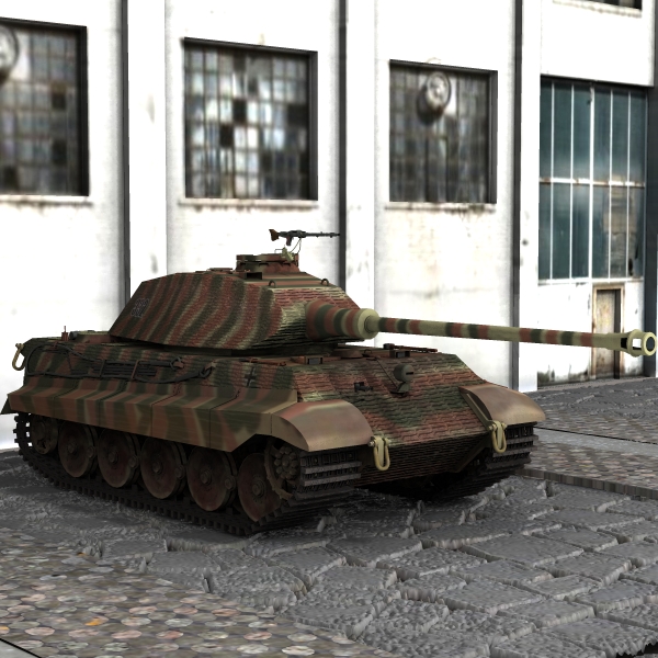 PzVIb King Tiger for Poser by N/A