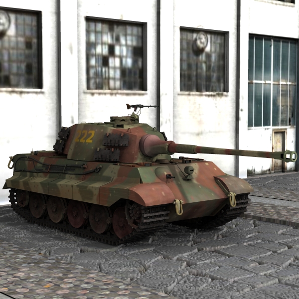 PzVIb King Tiger for Poser by N/A