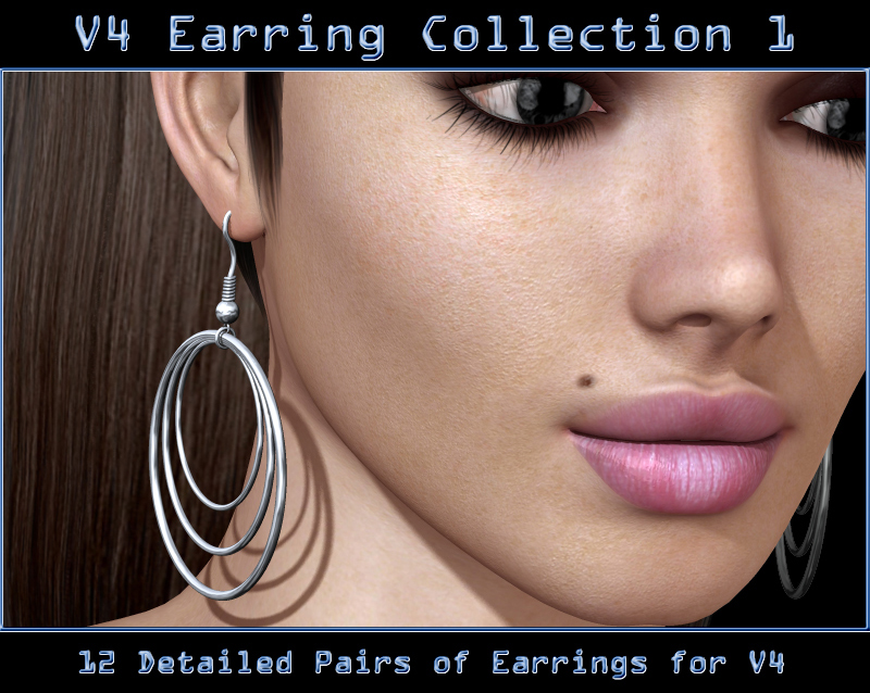 V4 Earring Collecton 1 by N/A