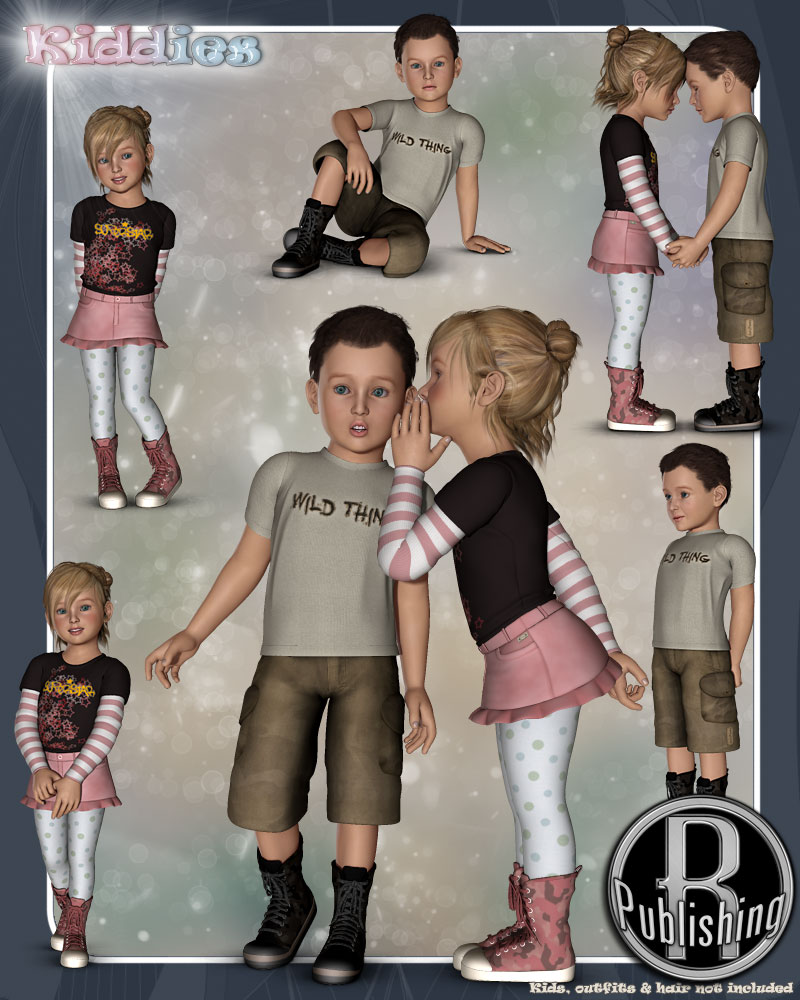 Kiddies Poses & Expressions for Kids4 by N/A