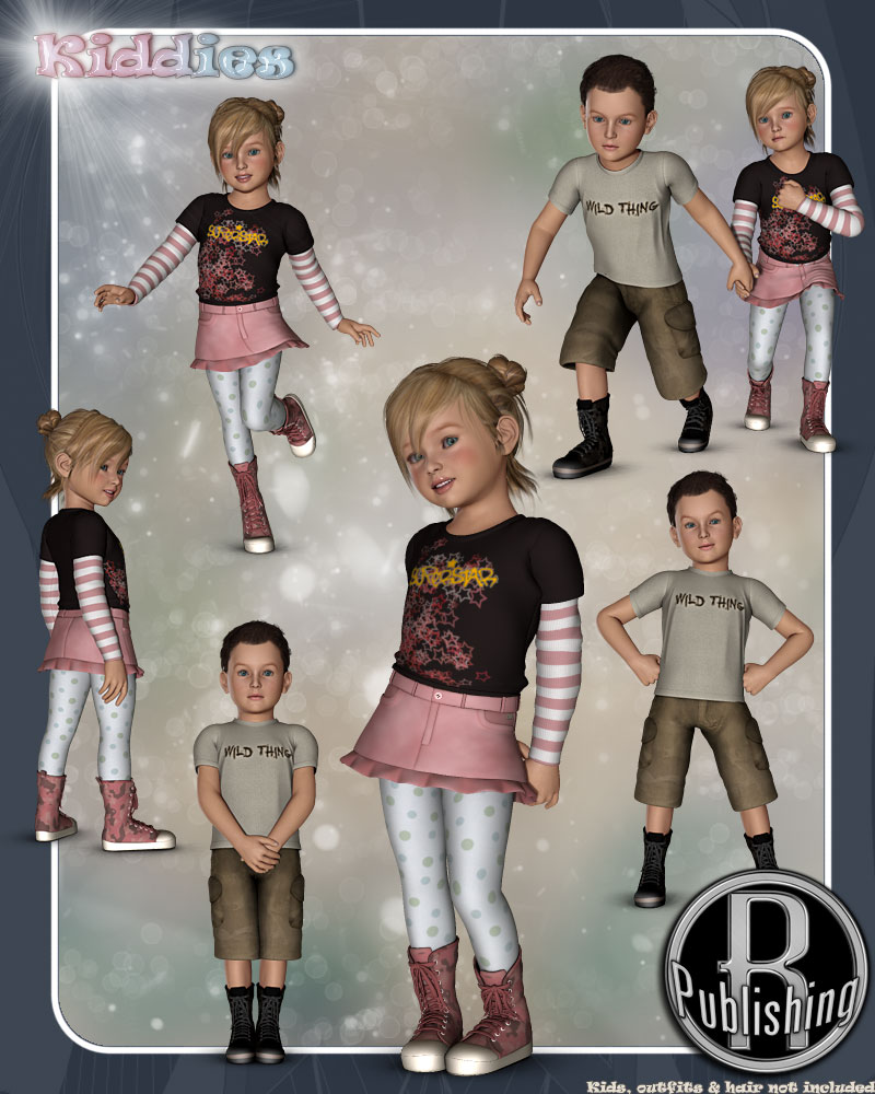 Kiddies Poses & Expressions for Kids4 by N/A