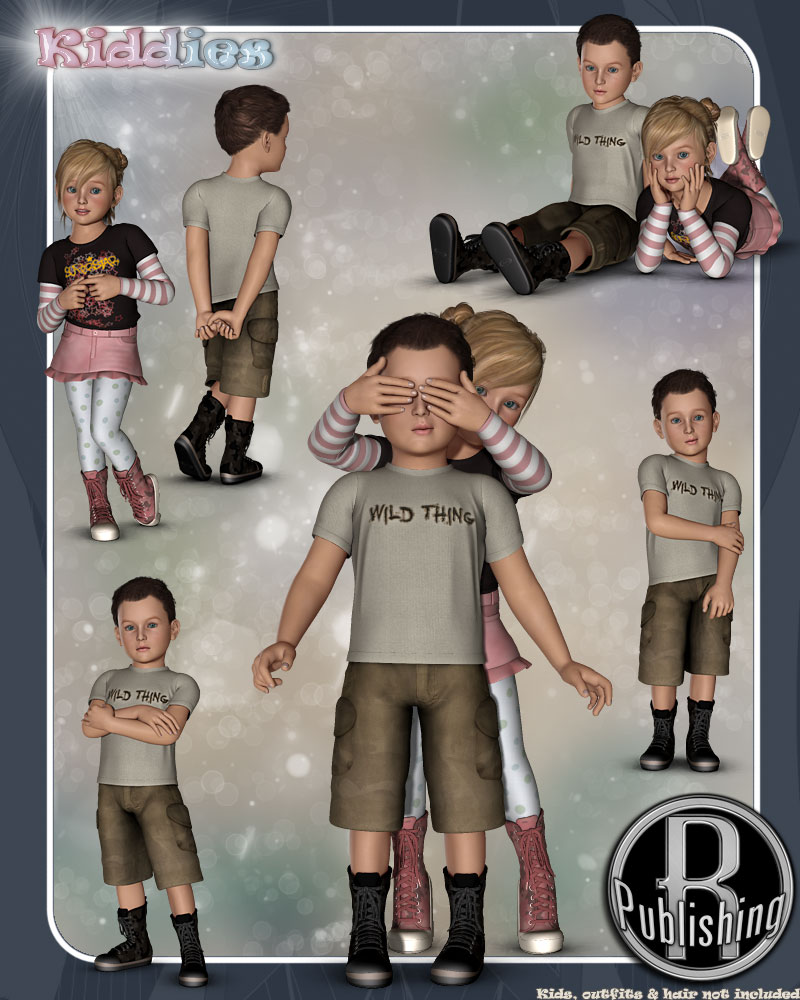 Kiddies Poses & Expressions for Kids4 by N/A