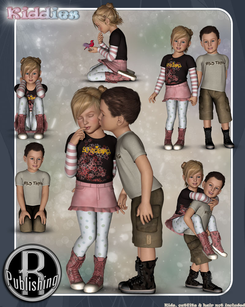Kiddies Poses & Expressions for Kids4 by N/A
