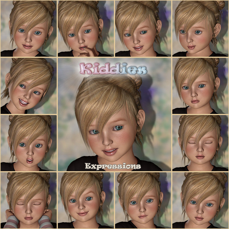 Kiddies Poses & Expressions for Kids4 by N/A