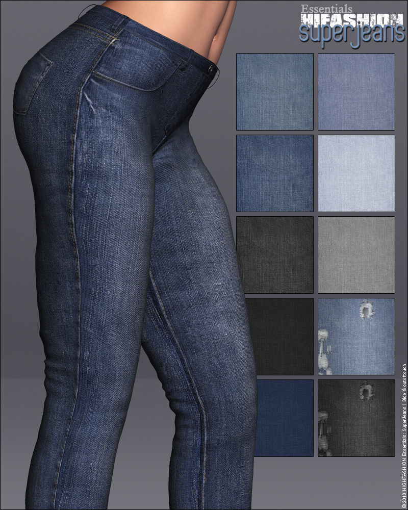 HIGHFASHION Essentials: SuperJeans for V4/A4/G4 by N/A