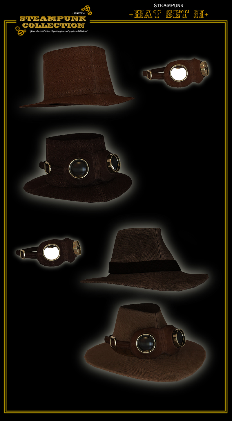 SteamPunk - Hat Set II by N/A