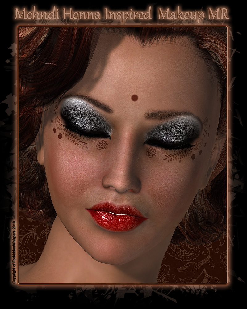 Mehndi Henna Inspired Makeup MR by N/A