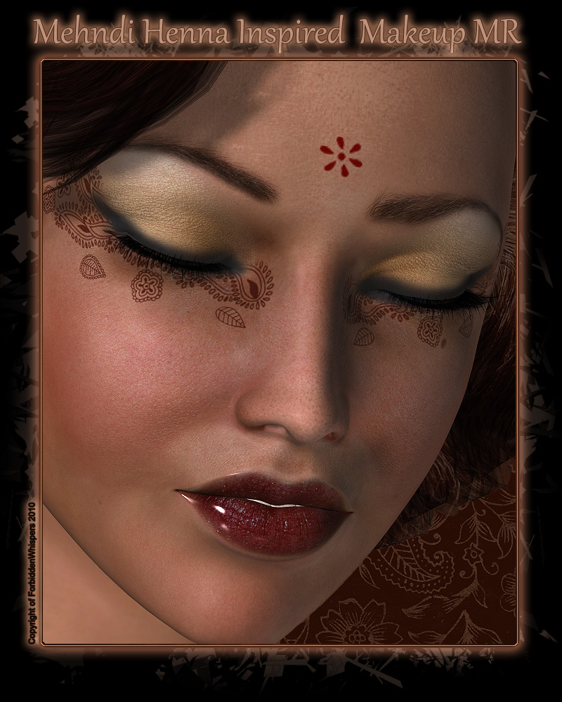 Mehndi Henna Inspired Makeup MR by N/A