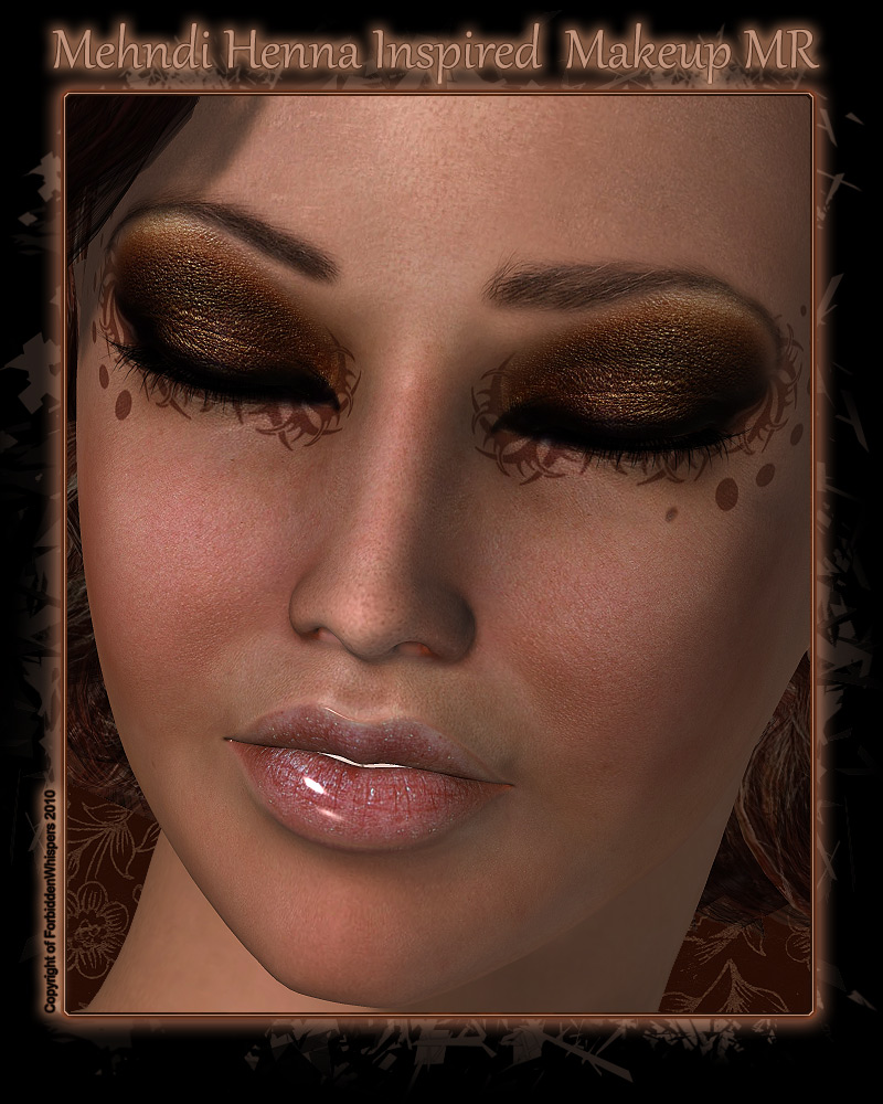Mehndi Henna Inspired Makeup MR by N/A