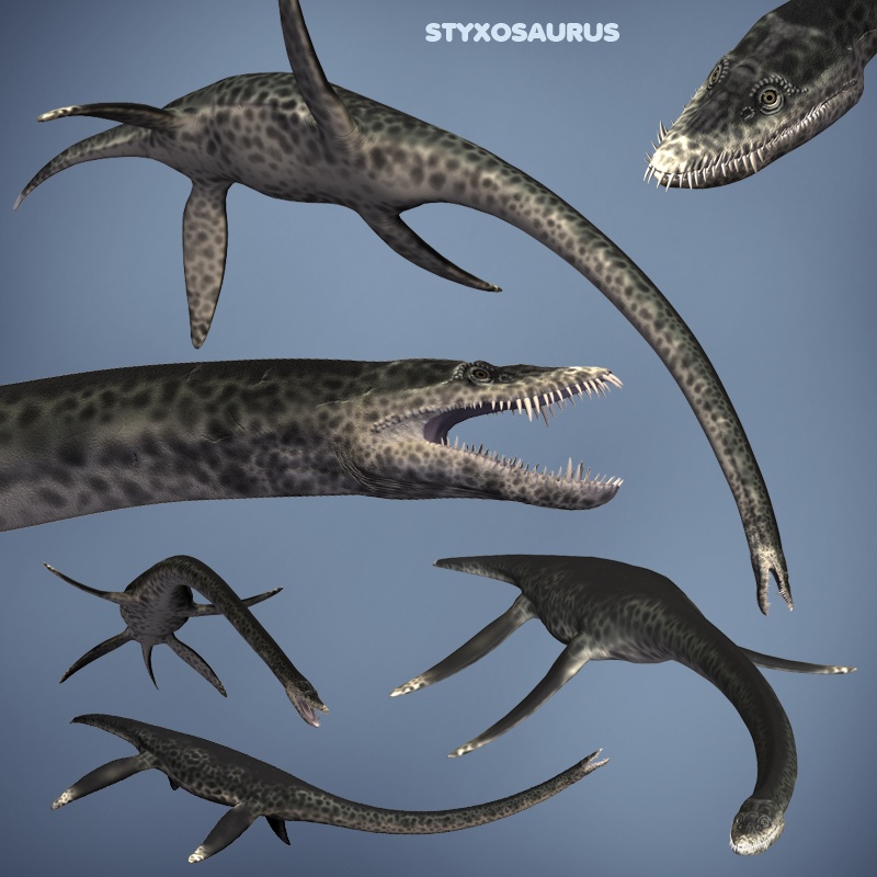 ElasmosaurusDR-StyxosaurusDR by N/A