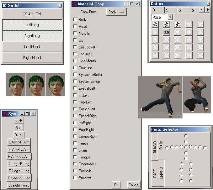 Poser Python tools with source code. by N/A