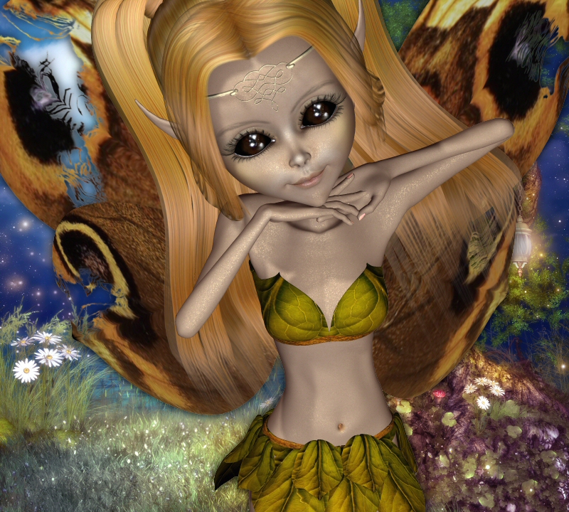 Mavka Sparkle Fairy Makeup's by N/A