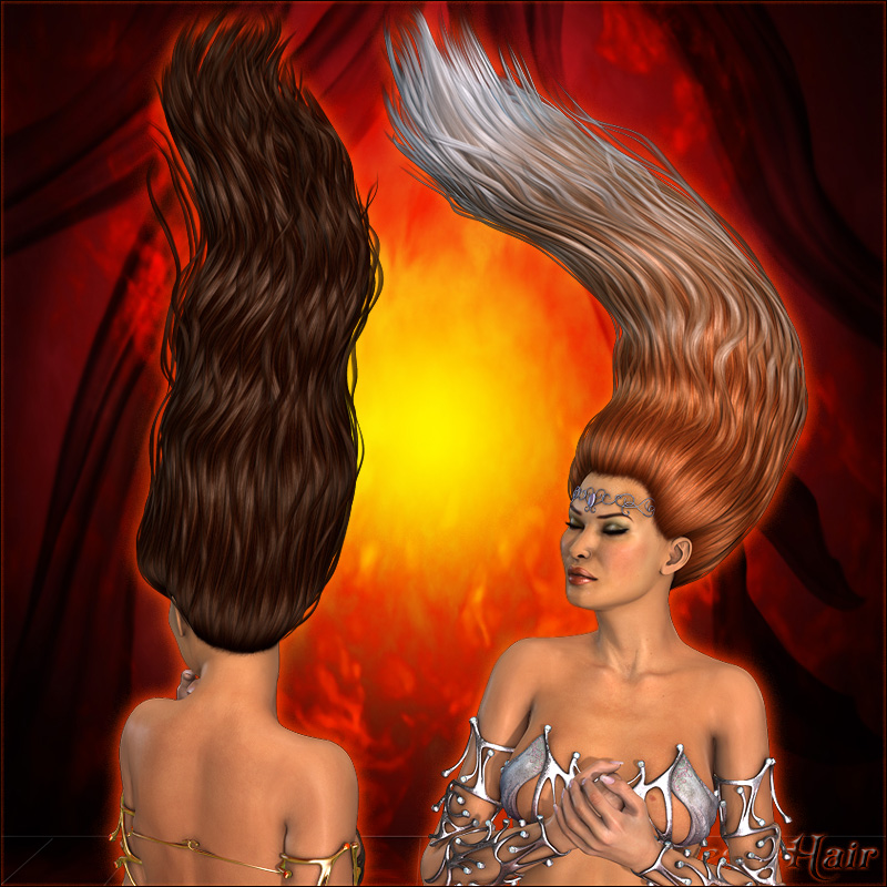 Fire Goddess Hair by N/A