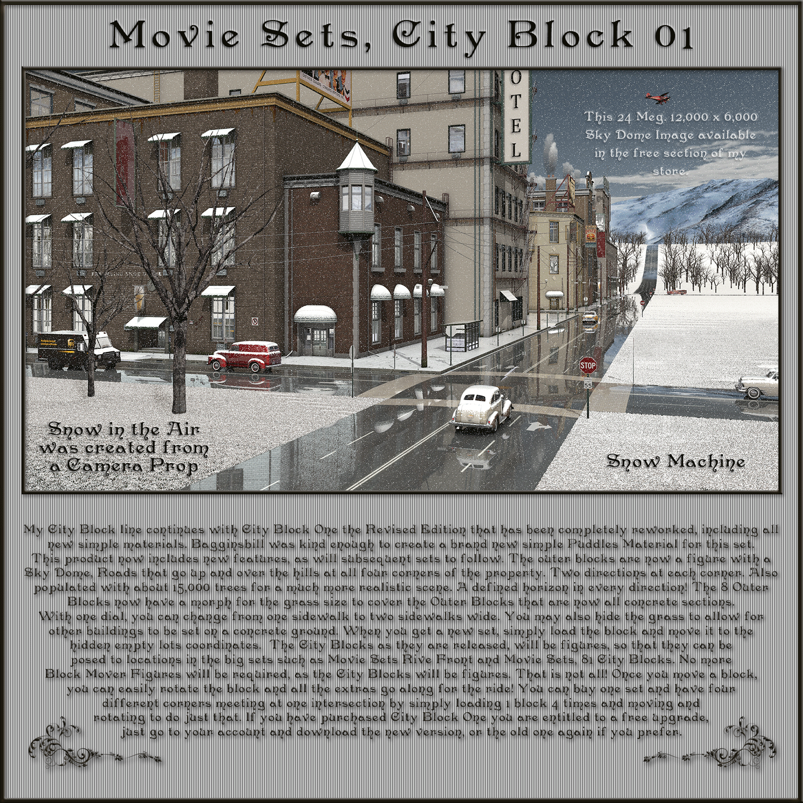 Movie Sets, City Block 01 by N/A