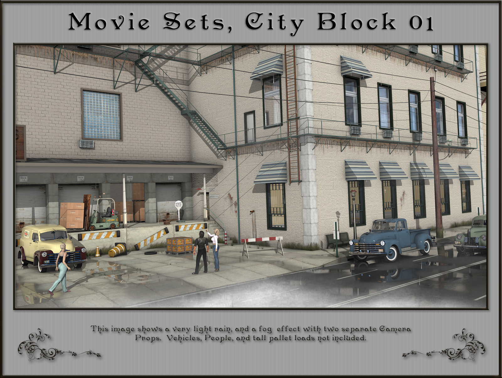 Movie Sets, City Block 01 by N/A