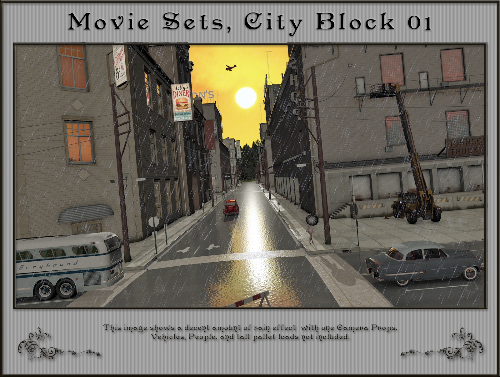 Movie Sets, City Block 01 by N/A