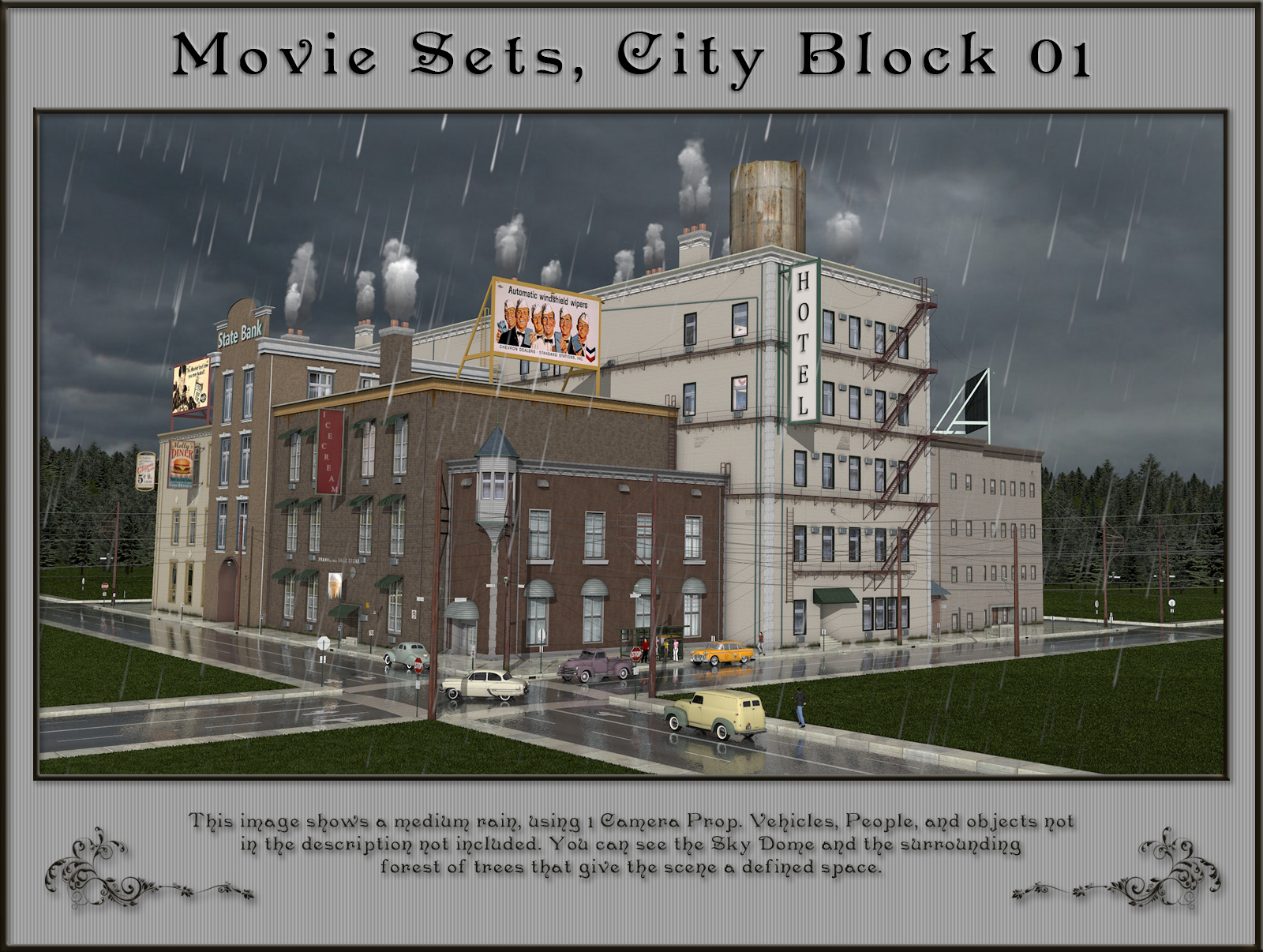 Movie Sets, City Block 01 by N/A