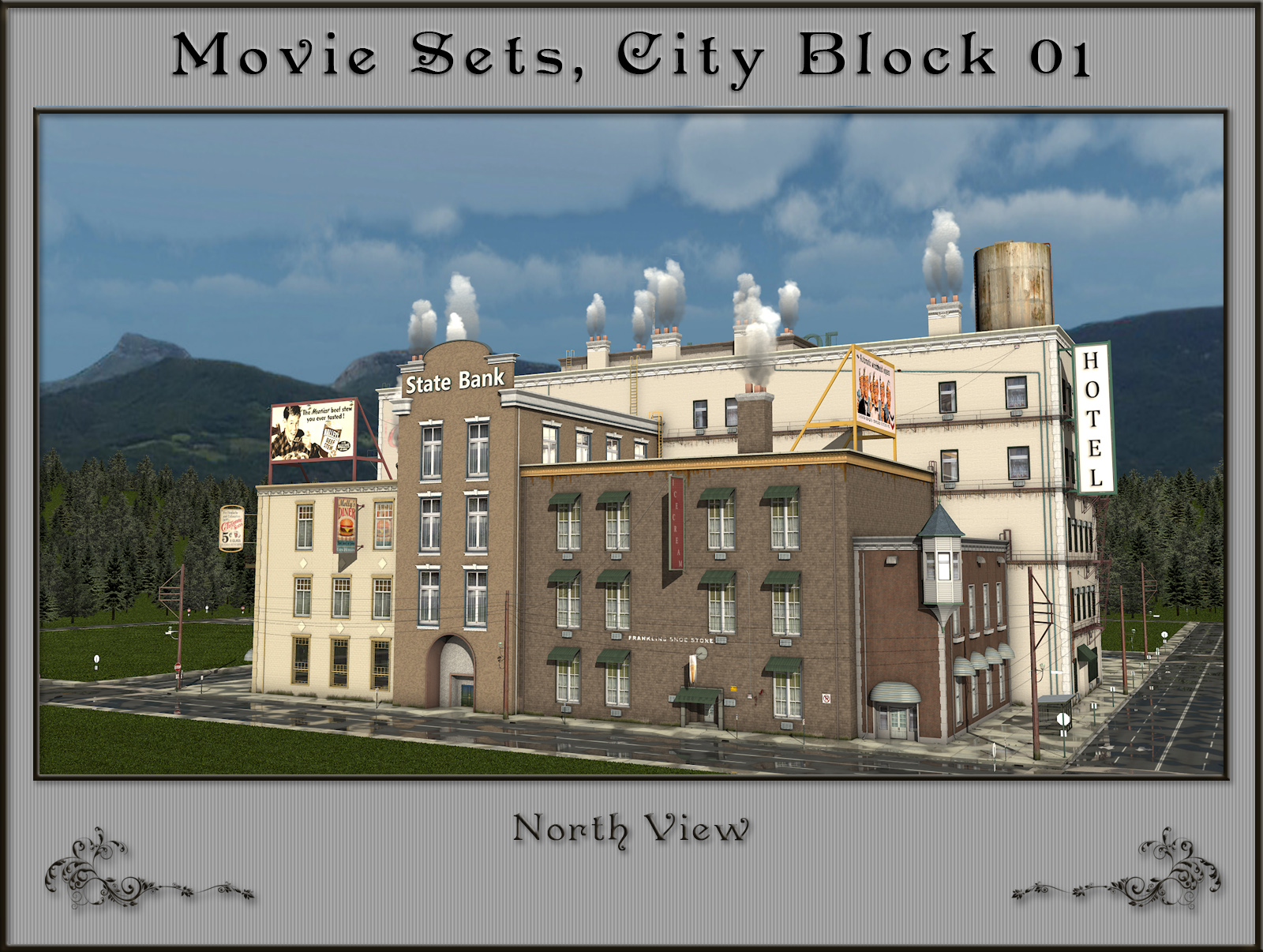 Movie Sets, City Block 01 by N/A