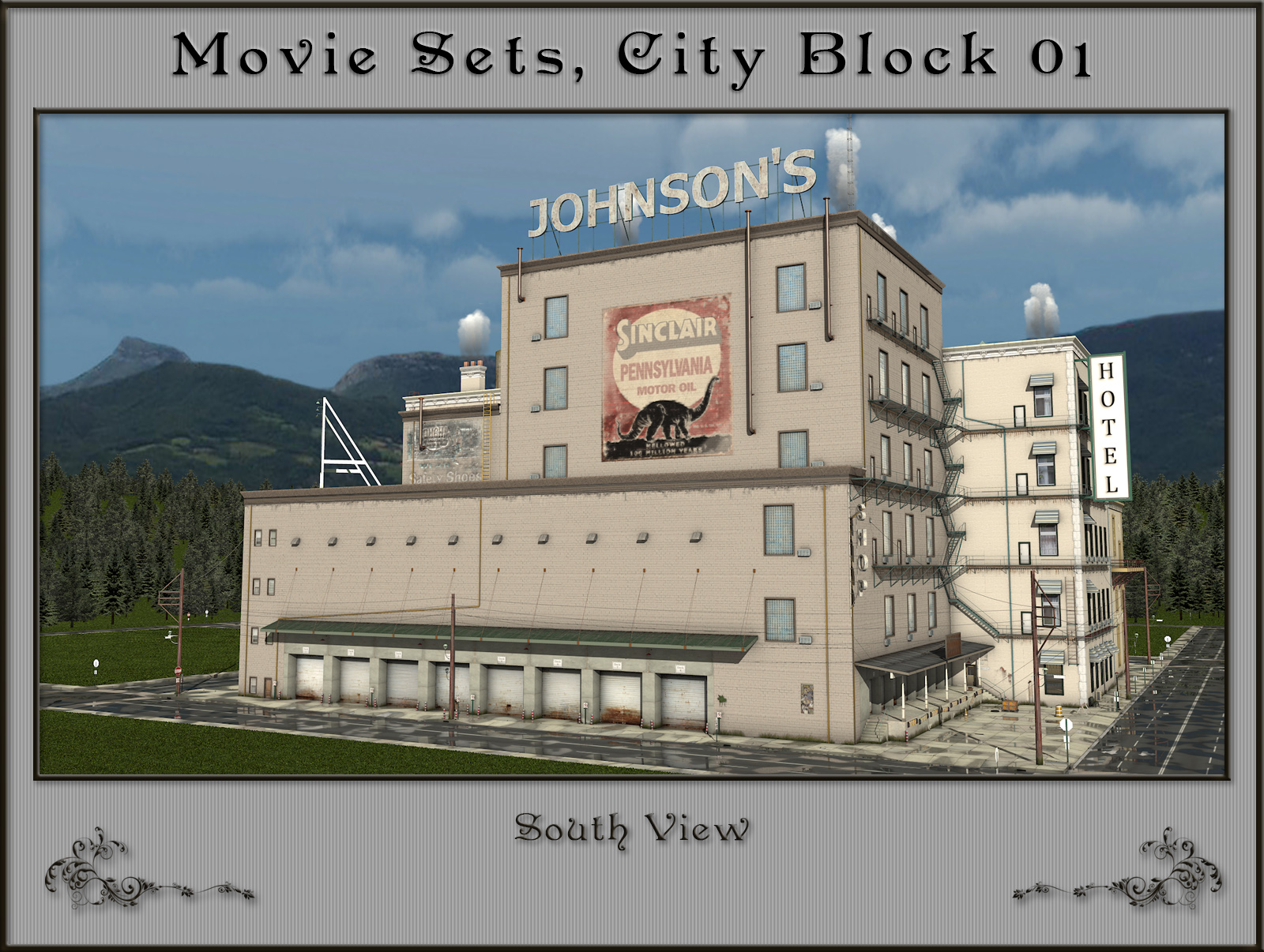 Movie Sets, City Block 01 by N/A