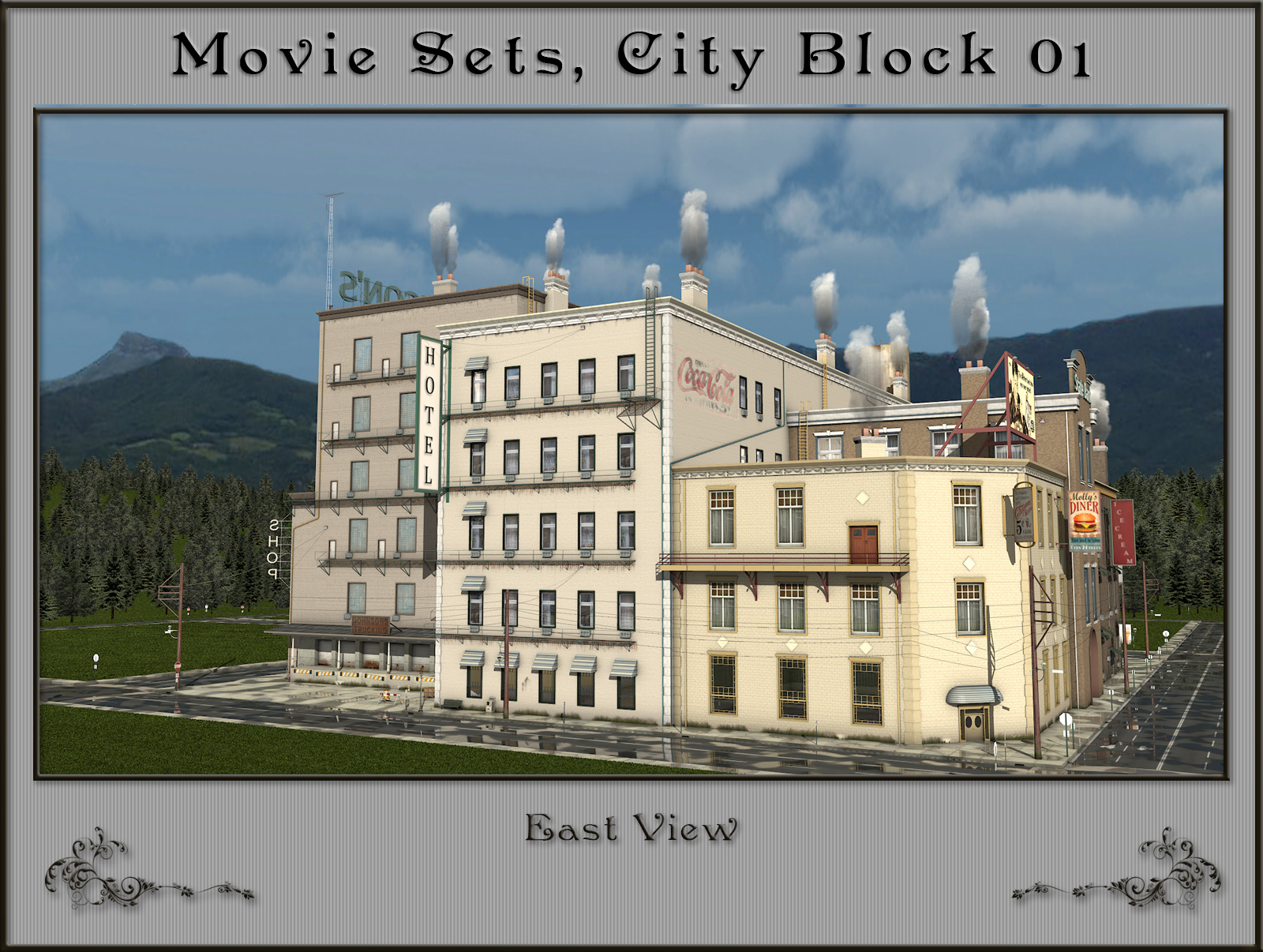 Movie Sets, City Block 01 by N/A