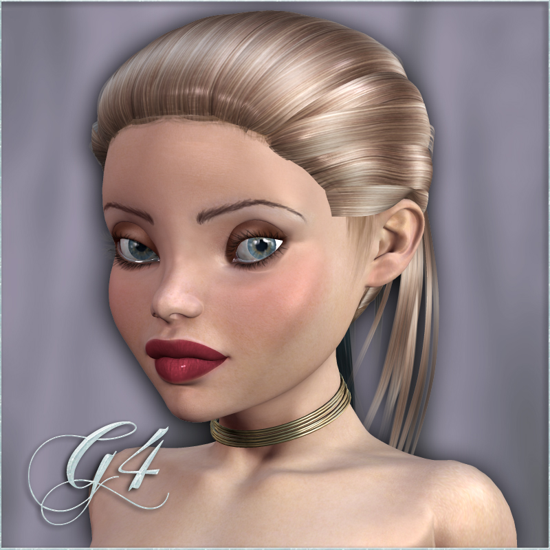 Merlinda Hair For V4 A4 G4 by N/A