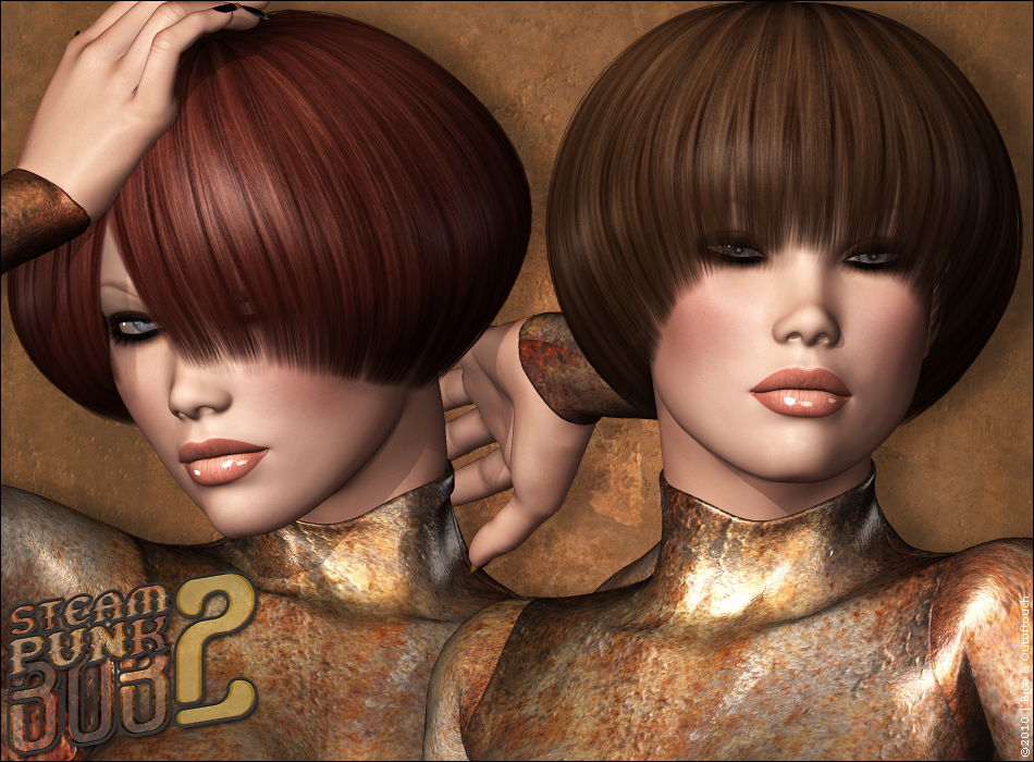 Steampunk Bob Hair 2 by N/A