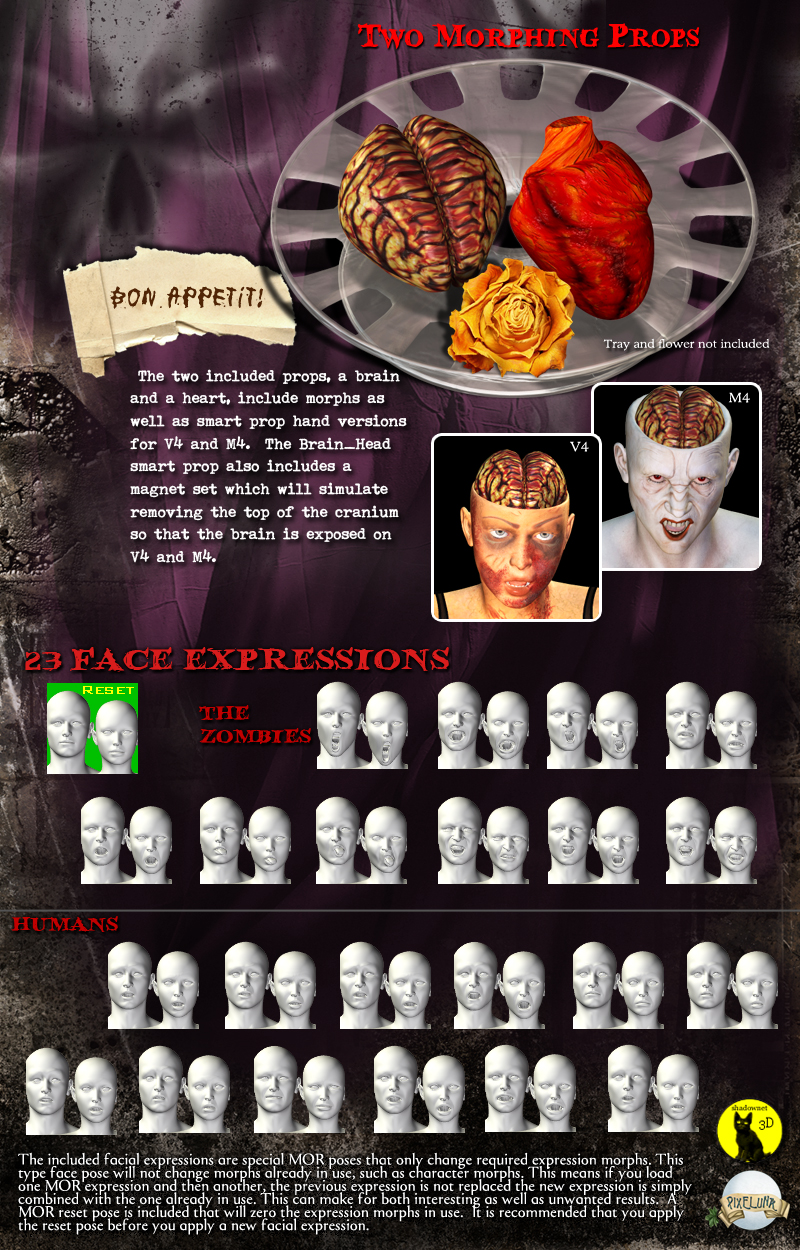 DeadAlive - poses for V4 & M4 by N/A