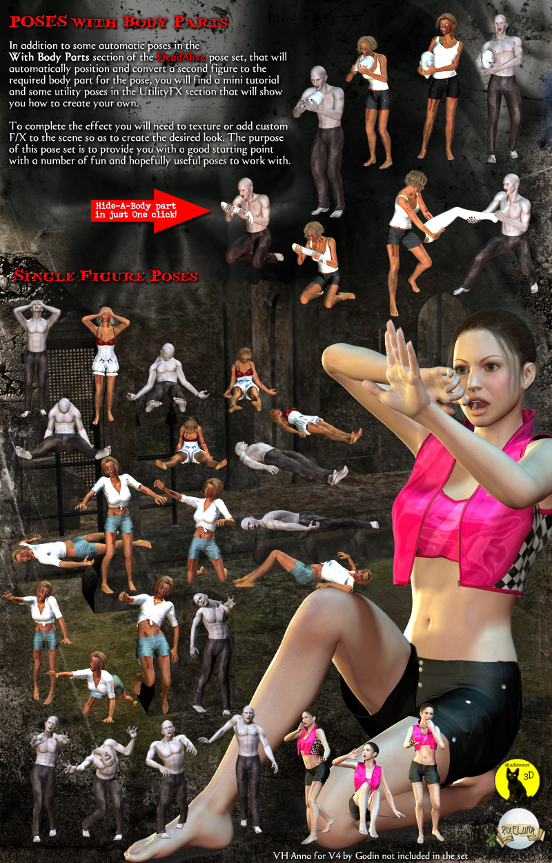 DeadAlive - poses for V4 & M4 by N/A