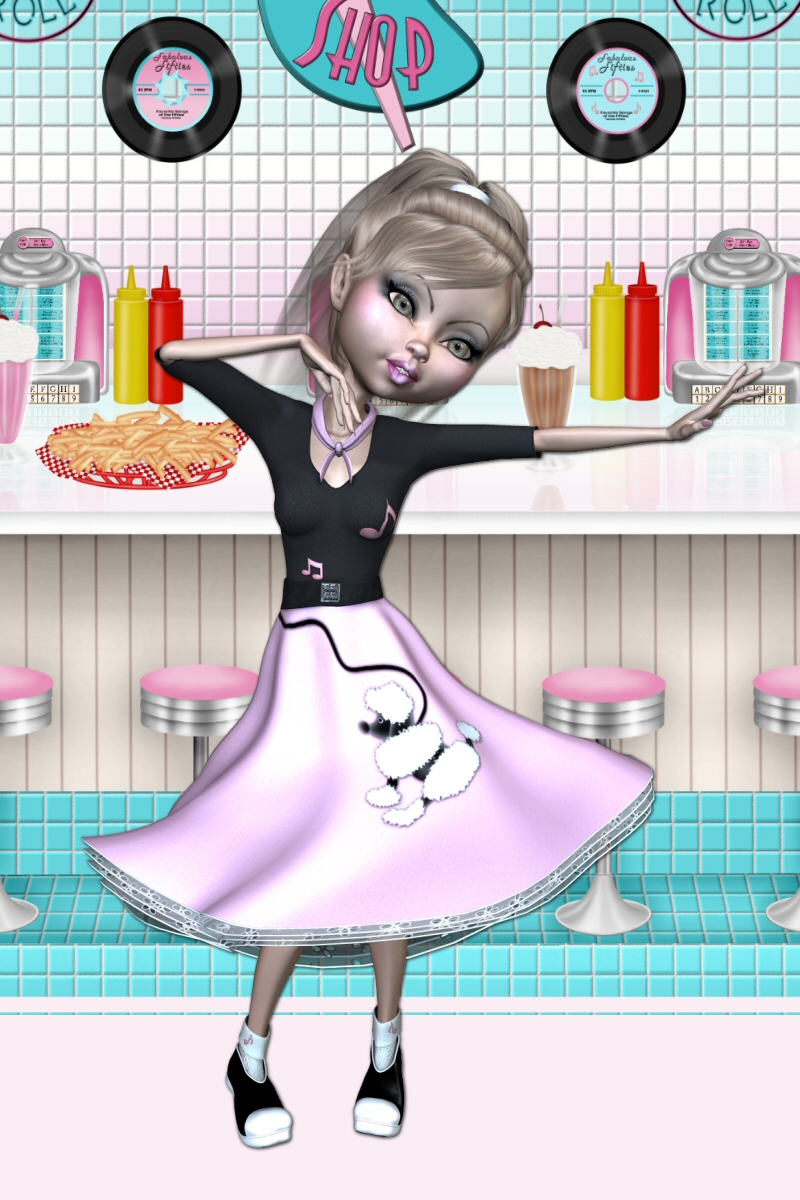 Mavka 50s Poodle Outfit by N/A