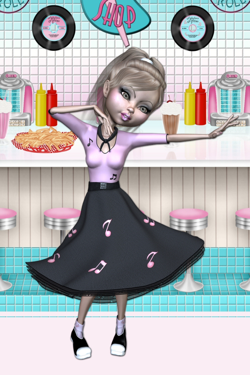 Mavka 50s Poodle Outfit by N/A