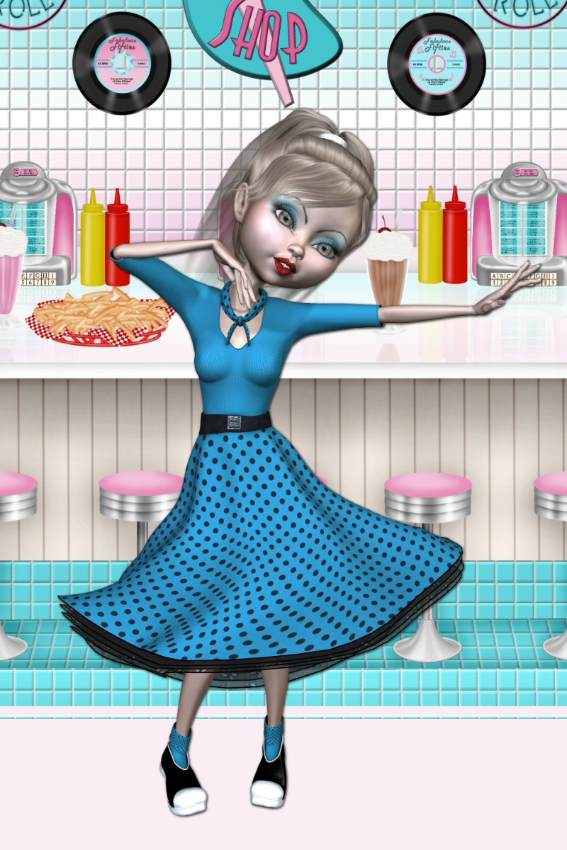 Mavka 50s Poodle Outfit by N/A