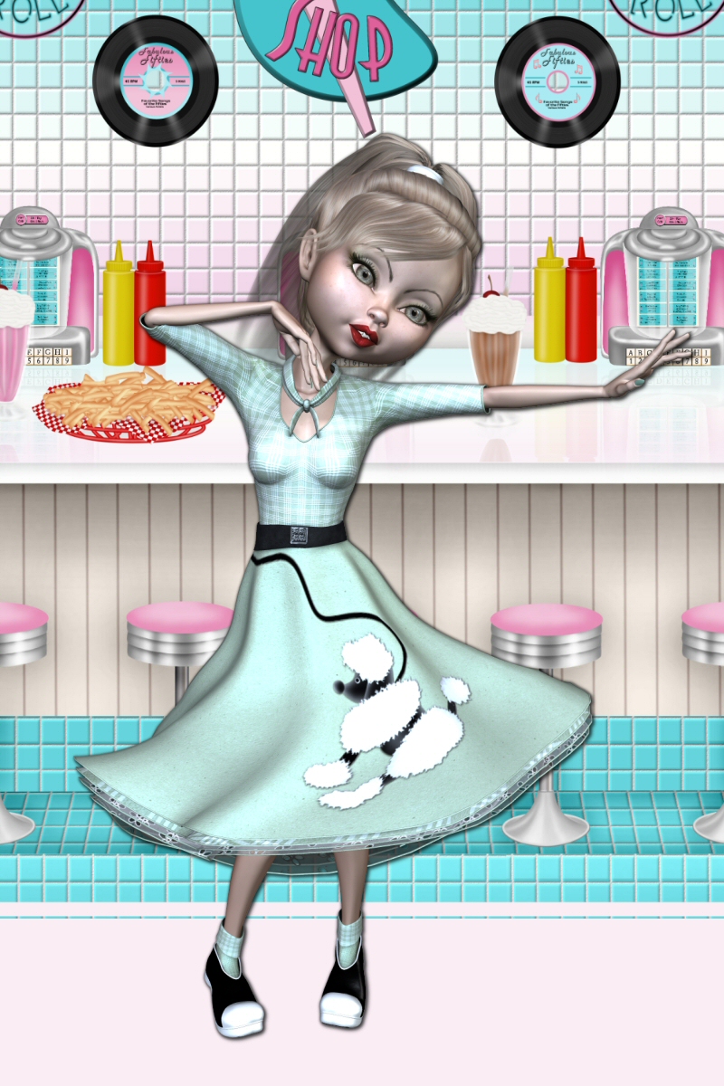 Mavka 50s Poodle Outfit by N/A