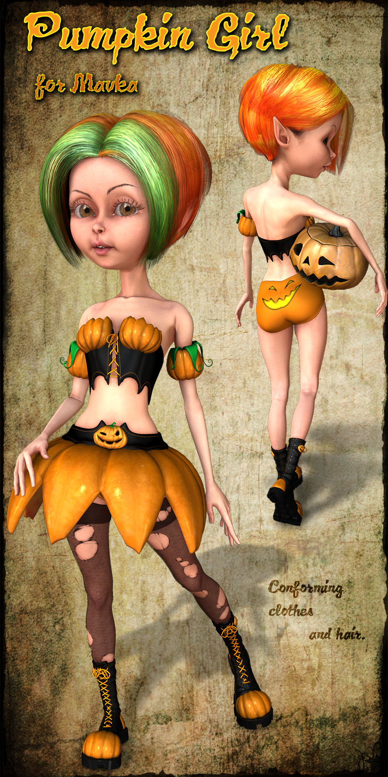 Pumpkin Girl for Mavka by N/A