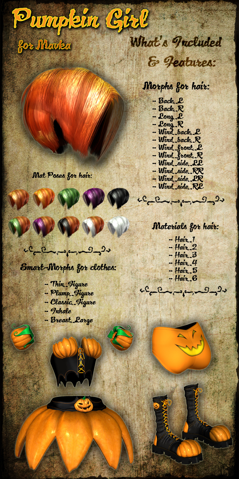 Pumpkin Girl for Mavka by N/A