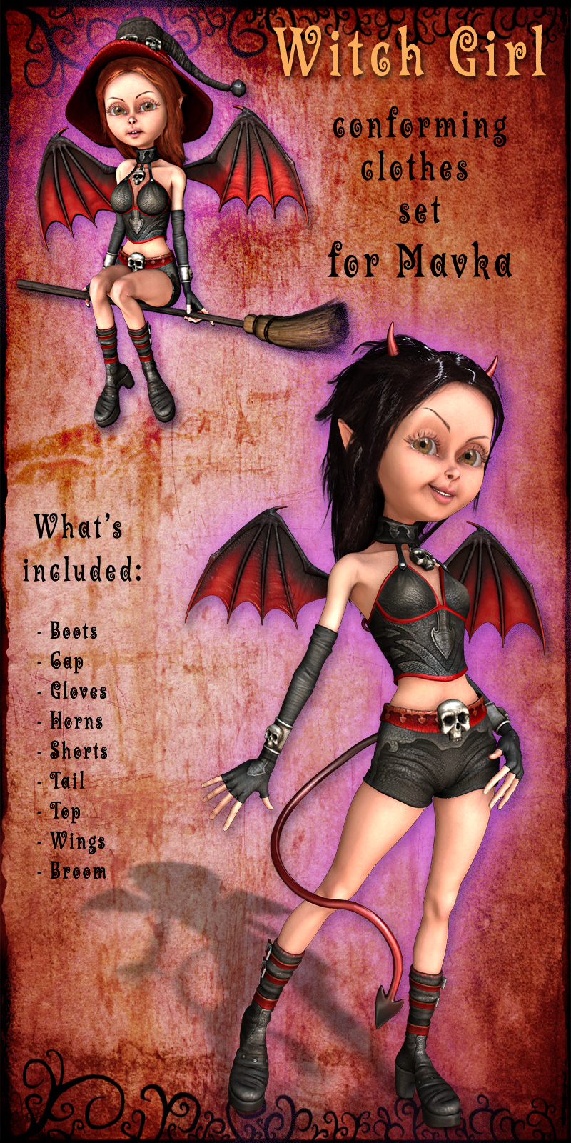 Witch Girl for Mavka by N/A