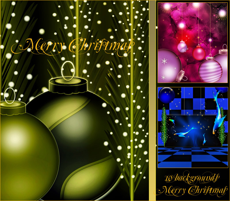Merry Christmas Backgrounds by N/A